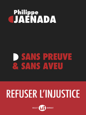 cover image of Sans preuve et sans aveu